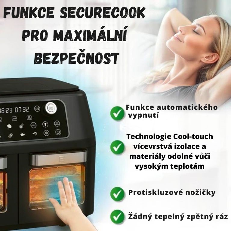 GourmetMaxx Dvojitá horkovzdušná fritéza MaxxMee DUAL 05535 (7)